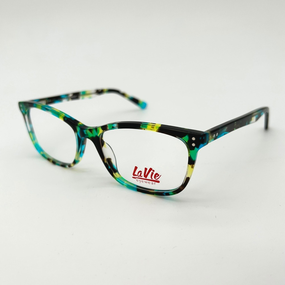 Womens Eyeglasses Frames LaVie Eyewear 2144 Size 53-17-140 Emerald Demi Teal NEW